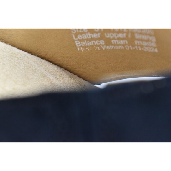 Dansko Womens Size EU 38 Bridget Black Burnished Suede Comfort Slides Sandals - Picture 12 of 14